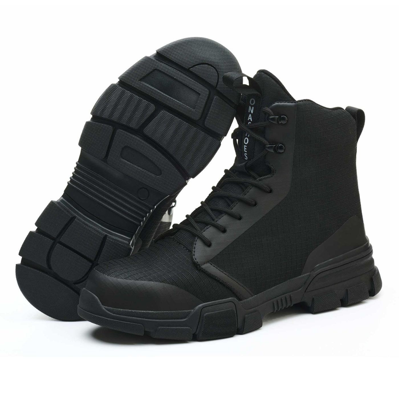 Safety Boots Steel Toe Cap Work Boots Mens Safety Shoes┃Armor Black ...