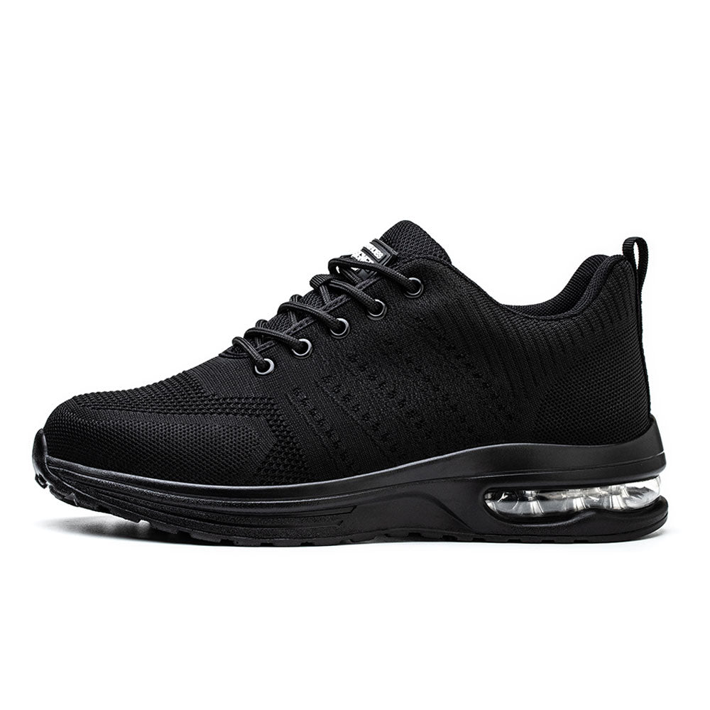 Work trainers black hot sale